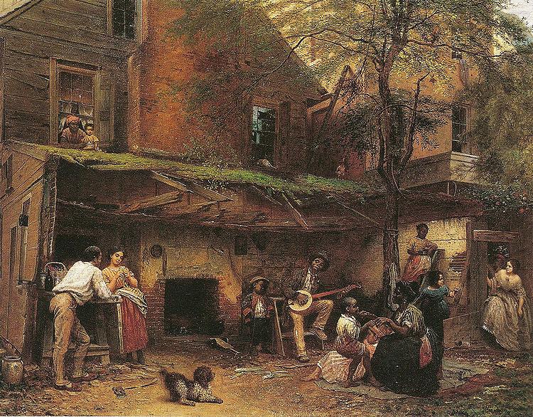 Negro Life at the South, Eastman Johnson